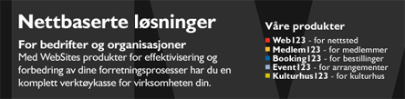 For bedrifter og organisasjoner Nettbaserte løsninger